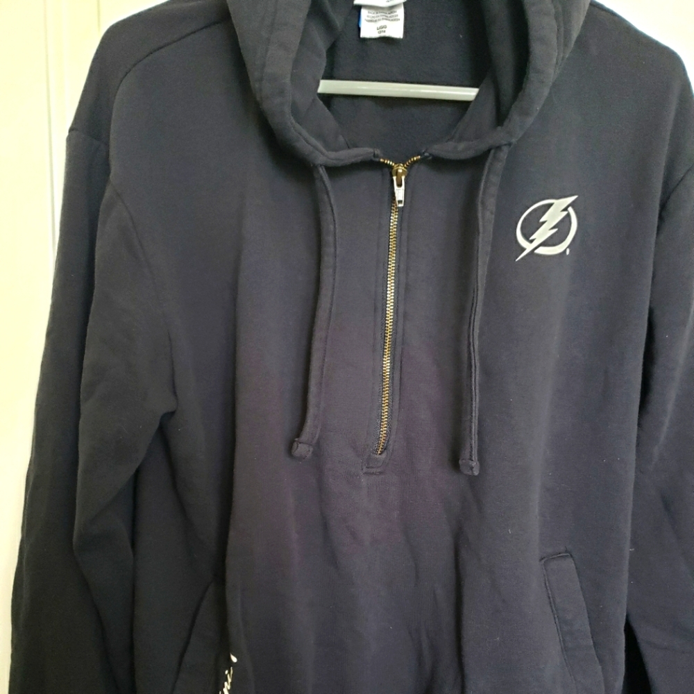 Tampa Bay Lightning Black Pullover Hoodie